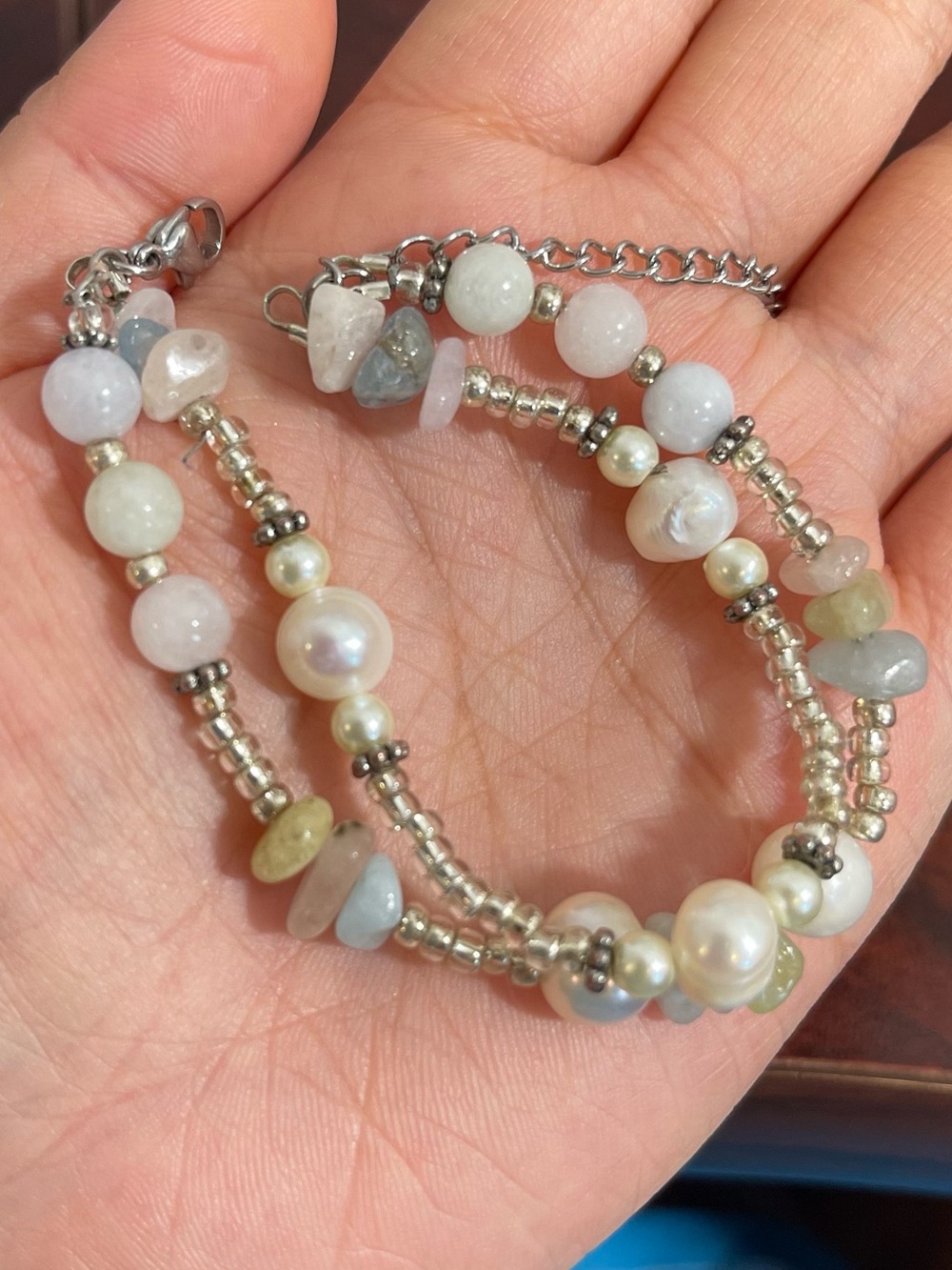 💖5 for $25😻 Multi-Strand Pastel Bead and Pearl Bracelet